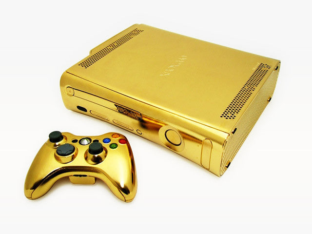 24K Gold Plated Xbox 360 Game Console by Goldesa - LIMITED Edition 1 of 10